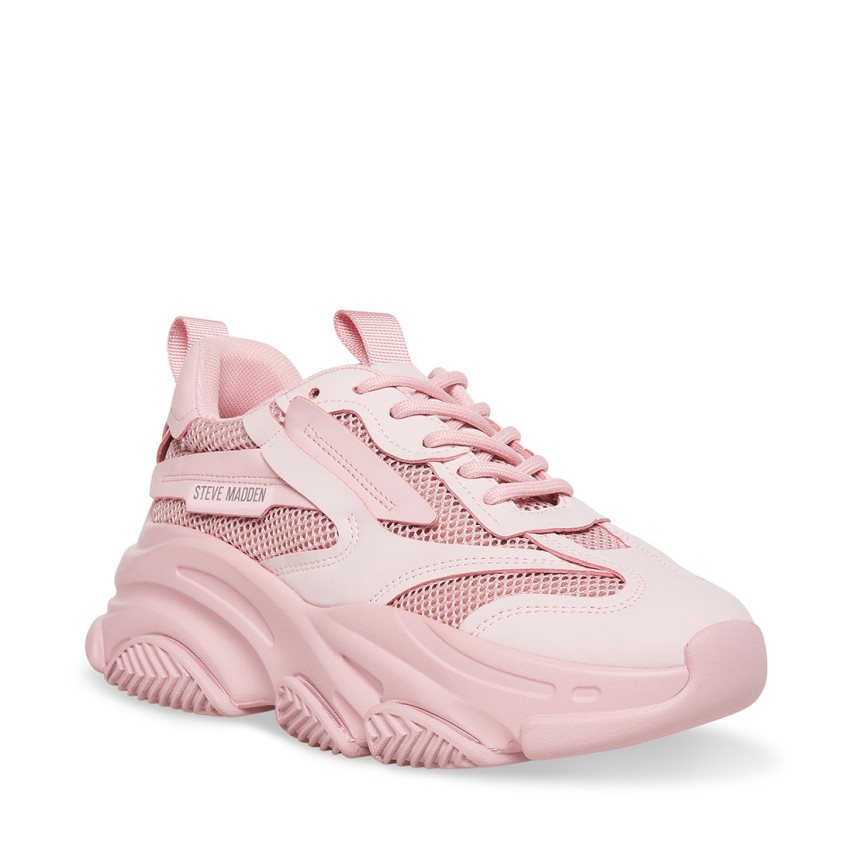 Pink Steve Madden Possession Dusty Women's Sneakers | PH 8940LI16